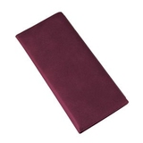 Визитница (128 визиток); бордовый; 12х26,3 см; искуccтвенная кожа
