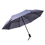 Зонт LONDON складной, автомат; темно-серый; D=100 см; 100% полиэстер