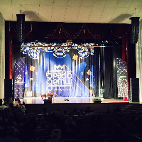 Занавес 14*8м, габардин, печать односторонняя