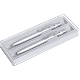 ALPHA, ручка шариковая, серебристый/хром, металл