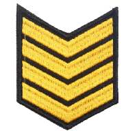 Шеврон по годам службы (годовка) 4 года службы (выслуги лет), 6х7,5 см Шеврон по годам службы (годовка) 4 года службы (выслуги лет), 6х7,5 см