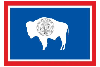 Флаг штата Вайоминг (США) 90х135 см