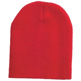 Шапка вязаная "JIVE", хлопок/полиэстер, универсальный размер, красный