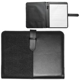 Папка А4 "Контракт"  с блоком для записей; черный; 31,7х26х2,5 см; искуccтвенная кожа; шелкография