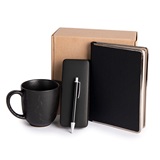 Набор подарочный AUTOGRAPH: кружка, ежедневник, ручка, футляр для ручки, стружка, коробка, черный