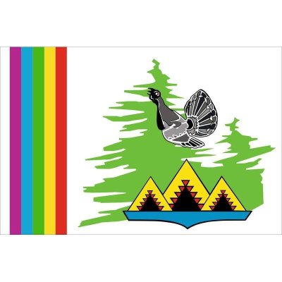 Флаг Радужного 90х135 см