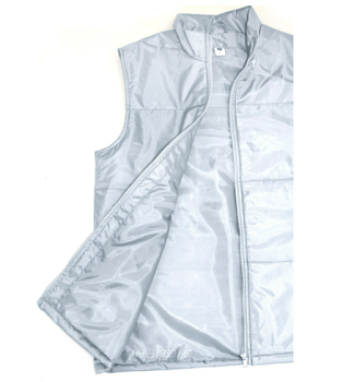 Жилет Оливер на синтепоне со стежкой унисекс, однотонный