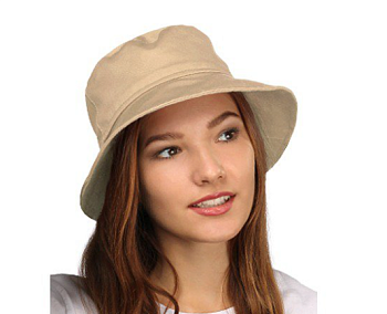 Панама Мальта из зенита с узкими полями, однотонная