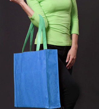 Сумка из спанбонда Бокс объёмная 50х40х8 см, однотонная Сумка из спанбонда Бокс объёмная 50х40х8 см, однотонная