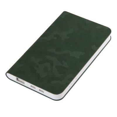 Универсальный аккумулятор &quot;Tabby&quot; (5000mAh), зеленый, 7,5х12,1х1,1см
